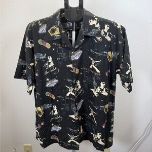 Men's Black Viva Las Vegas Graphic Shirt